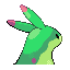Sacosap back sprite from Pokémon Monomyth