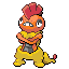 Scrafty front sprite from Pokémon Monomyth