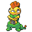 Scrafty shiny front sprite from Pokémon Monomyth