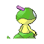 Scraggy shiny back sprite from Pokémon Monomyth