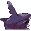 Sharpedo shiny back sprite from Pokémon Monomyth