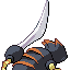Sharpion back sprite from Pokémon Monomyth