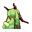 Shope shiny back sprite from Pokémon Monomyth