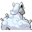 Slepnolly shiny back sprite from Pokémon Monomyth