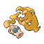 Slithoom front sprite from Pokémon Monomyth