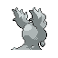 Slugma shiny back sprite from Pokémon Monomyth
