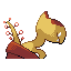 Snaptrap shiny back sprite from Pokémon Monomyth