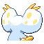 Sorechu back sprite from Pokémon Monomyth