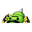 Spinarak back sprite from Pokémon Monomyth