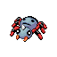Spinarak shiny front sprite from Pokémon Monomyth