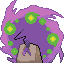 Spiritomb back sprite from Pokémon Monomyth