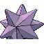Starmie shiny back sprite from Pokémon Monomyth
