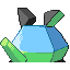 Stuxnezumi shiny back sprite from Pokémon Monomyth