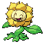 Sunflora front sprite from Pokémon Monomyth
