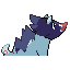 Süßchen shiny back sprite from Pokémon Monomyth