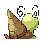 Sweeshell shiny back sprite from Pokémon Monomyth