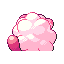 Swirlix back sprite from Pokémon Monomyth