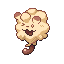Swirlix shiny front sprite from Pokémon Monomyth