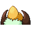 Swoobat shiny back sprite from Pokémon Monomyth