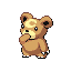 Teddiursa front sprite from Pokémon Monomyth
