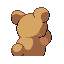 Teddiursa back sprite from Pokémon Monomyth