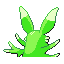 Tonsatuzi shiny back sprite from Pokémon Monomyth