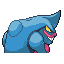Toxicroak back sprite from Pokémon Monomyth