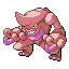 Toxicroak shiny front sprite from Pokémon Monomyth