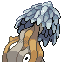 Tripowoodo shiny back sprite from Pokémon Monomyth