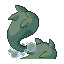 Twinz back sprite from Pokémon Monomyth