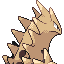 Tyranitar shiny back sprite from Pokémon Monomyth