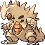 Tyranitar shiny front sprite from Pokémon Monomyth