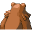 Ursaring back sprite from Pokémon Monomyth