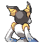 Venggal back sprite from Pokémon Monomyth