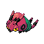 Venipede front sprite from Pokémon Monomyth