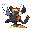 Vespiquen back sprite from Pokémon Monomyth
