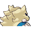 Warwolf shiny back sprite from Pokémon Monomyth