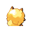 Wolfman shiny back sprite from Pokémon Monomyth