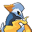 Zakurade shiny back sprite from Pokémon Monomyth
