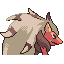 Zoroark shiny back sprite from Pokémon Monomyth