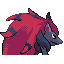 Zoroark back sprite from Pokémon Monomyth